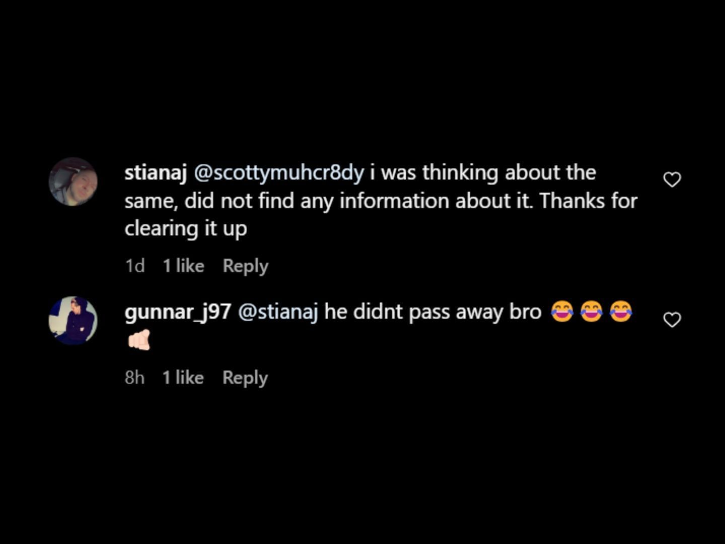 Fans wonder if the YouTuber is dead as R.I.P. comments surface on his Instagram post. (Image via Instagram/@bijouxmedusa)