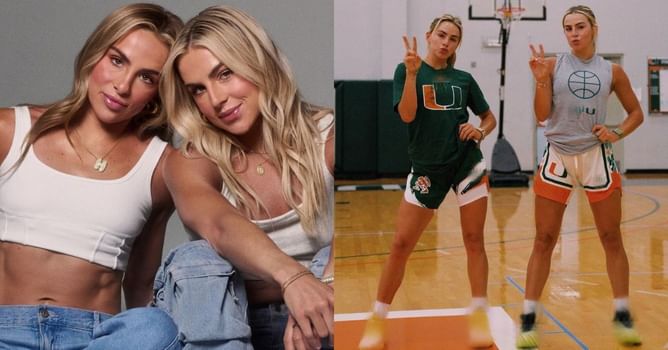WATCH: Miami's Cavinder twins show the "only right choice" to wear their jerseys