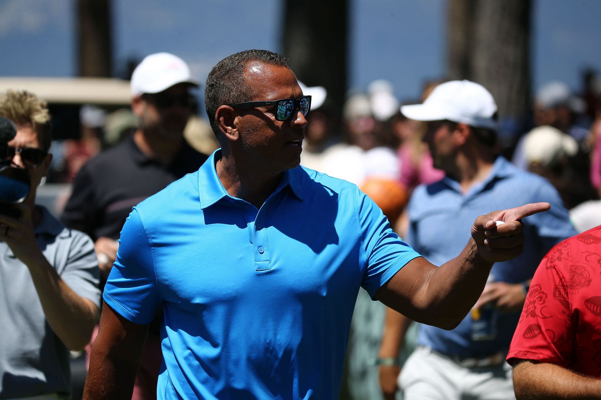 Alex Rodriguez plays a lot of golf