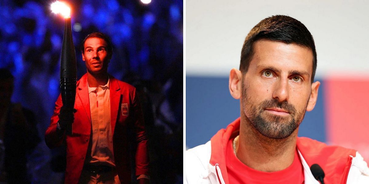 Rafael Nadal (L) and Novak Djokovic. (Images: Getty)