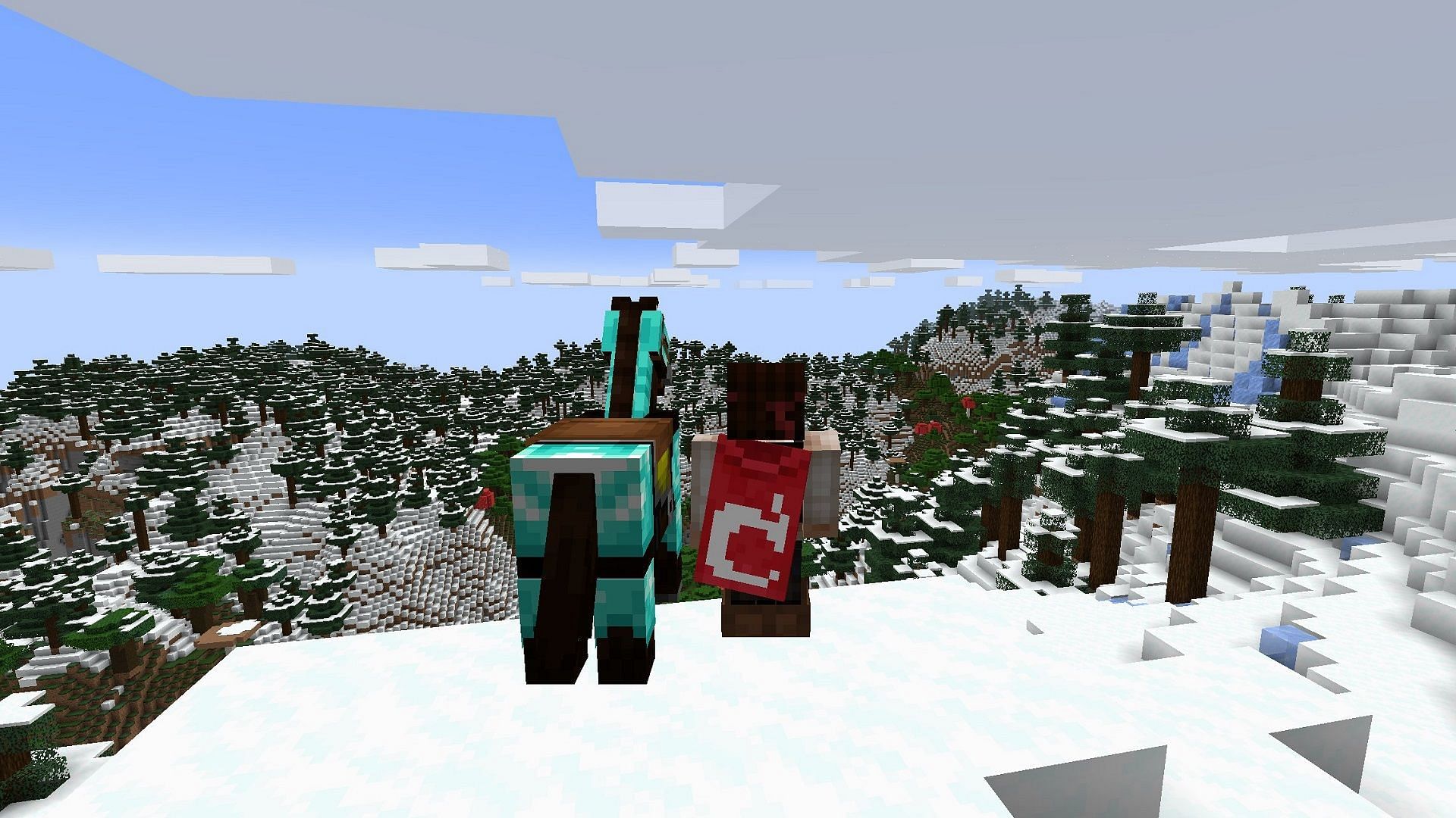 Taming a horse in Minecraft is a pretty simple process (Image via Mojang)