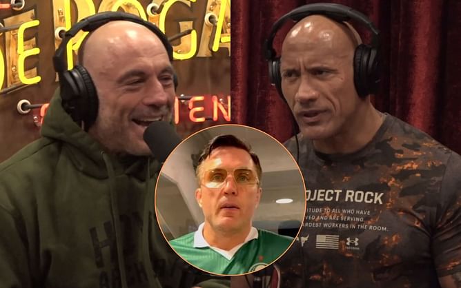 When Chael Sonnen addressed Joe Rogan's "awkward" interview with Dwayne 'The Rock' Johnson: "He tried to cancel him"