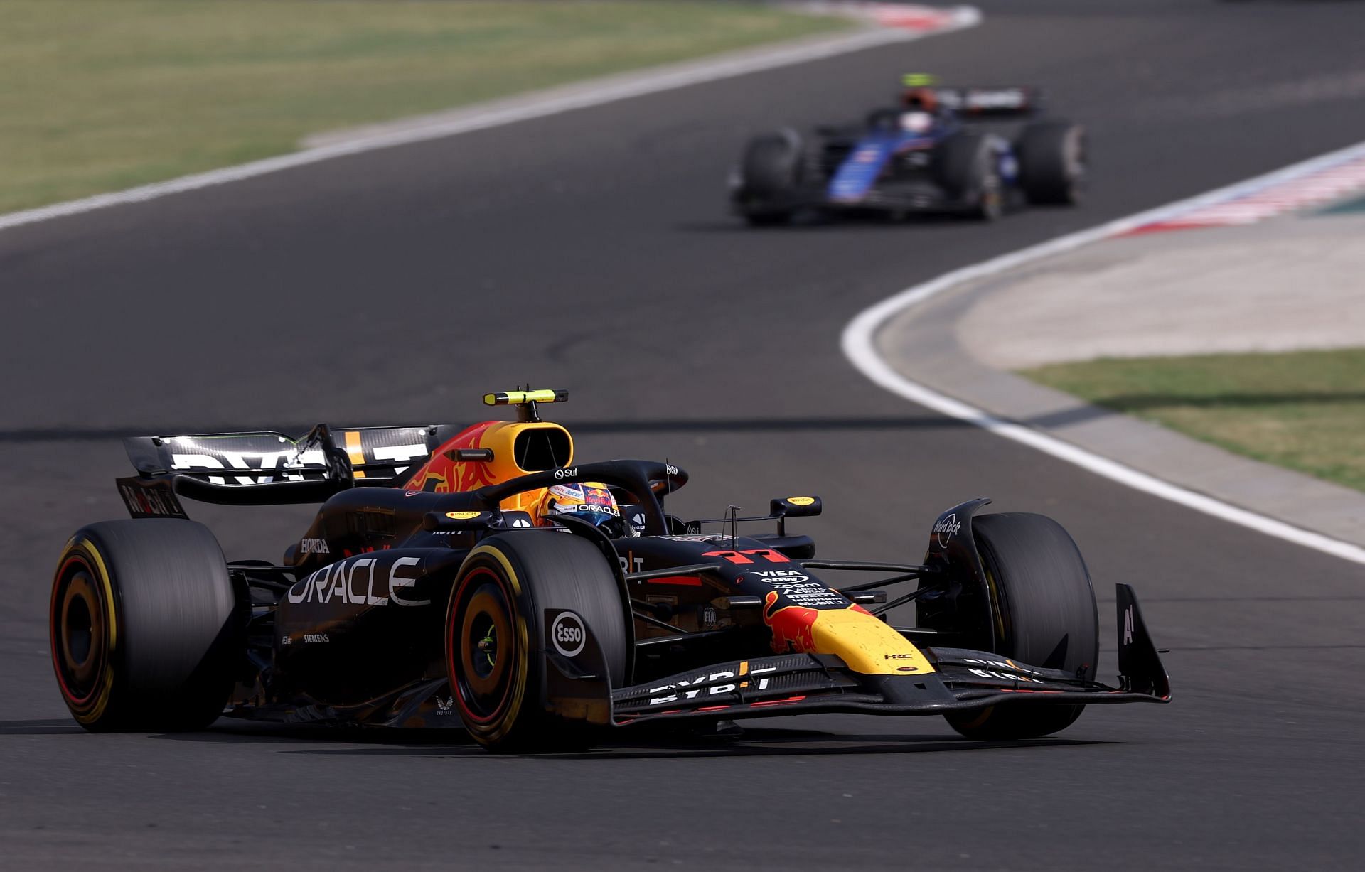 Sergio Perez at the Hungarian GP (Image via Getty Images)