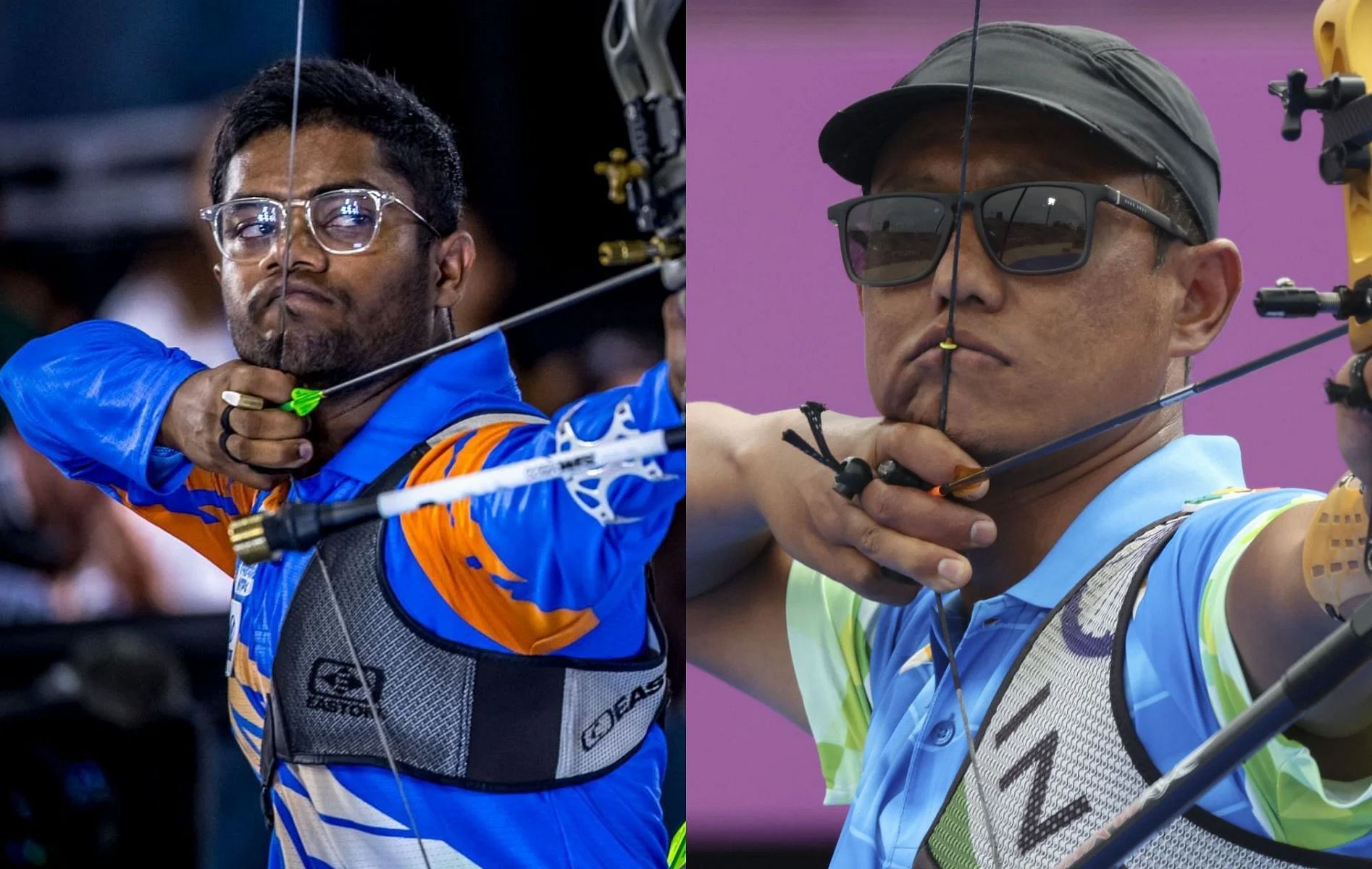 Dhiraj Bommadevara and Tarundeep Rai had a decent ranking round. (Images via Getty)