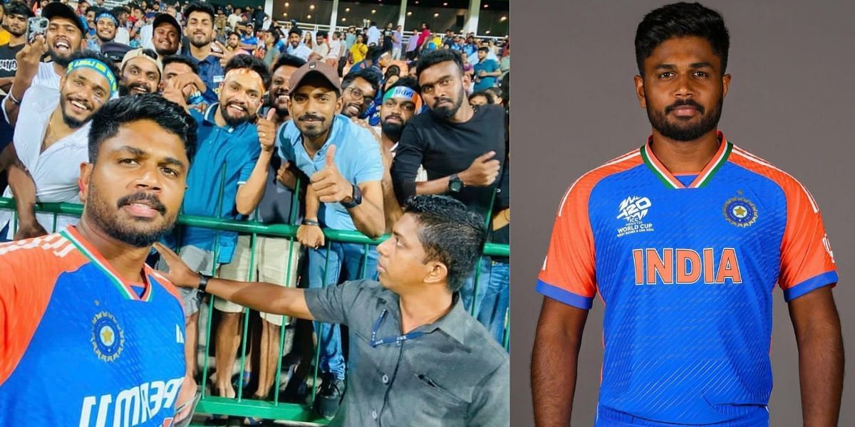 Sanju Samson taking selfie with fans in Sri Lanka