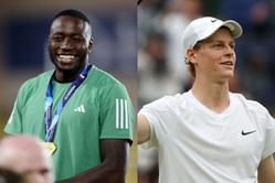 "We train more like long-distance runners" - Ben Shelton on tennis while conversing with fellow Florida Gators alumni Grant Holloway