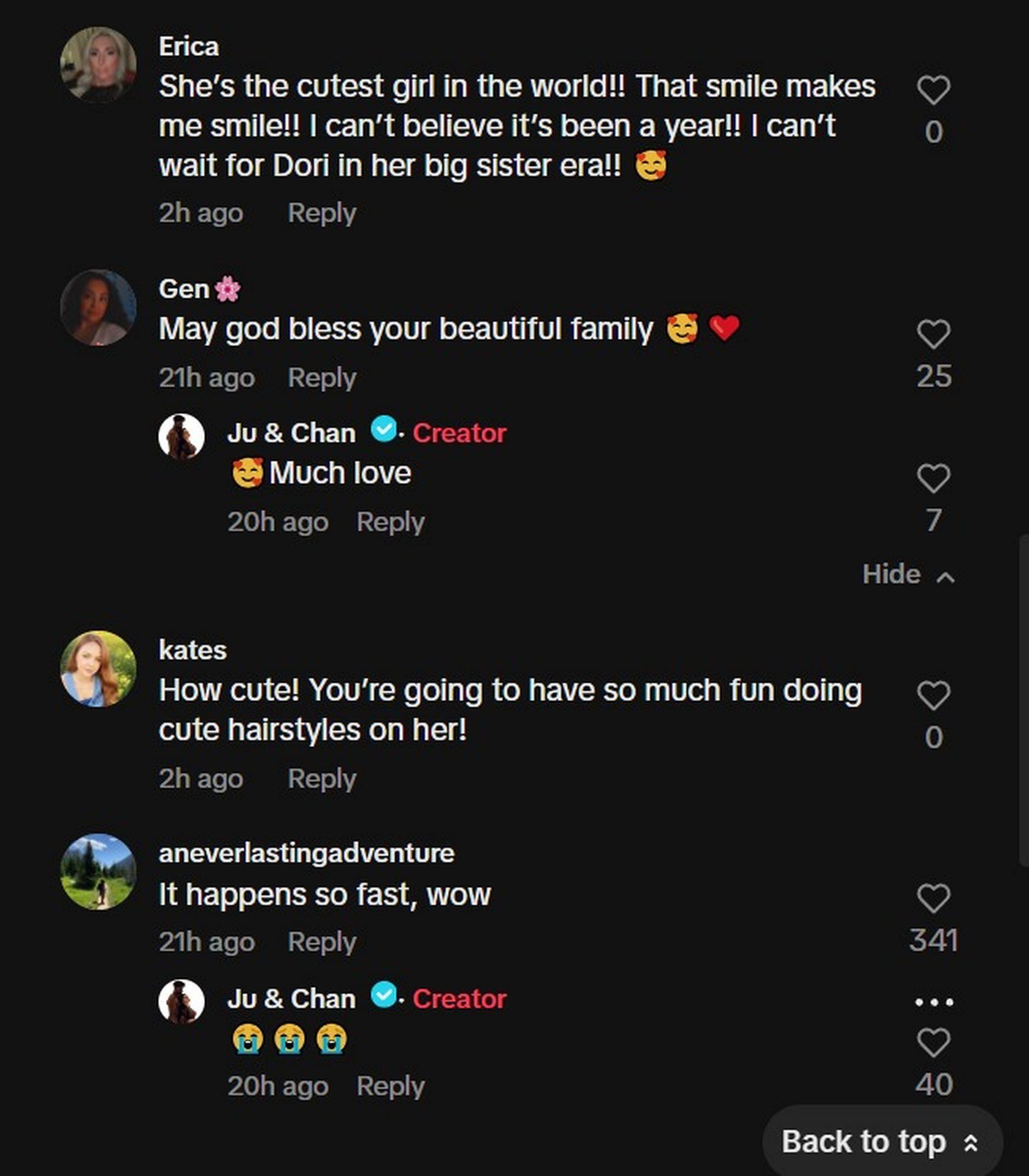 More reactions to J&#039;Adore Blessing Johnson&#039;s first birthday
