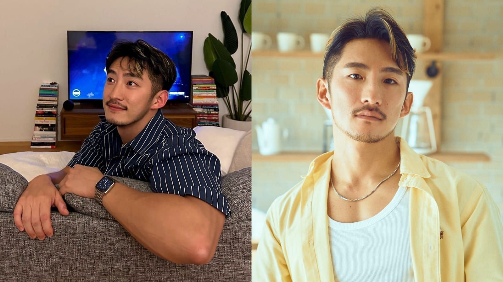 Taeheon (Images via Instagram/@taehonest, Netflix)