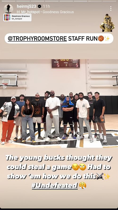 Via Marcus Jordan's Instagram