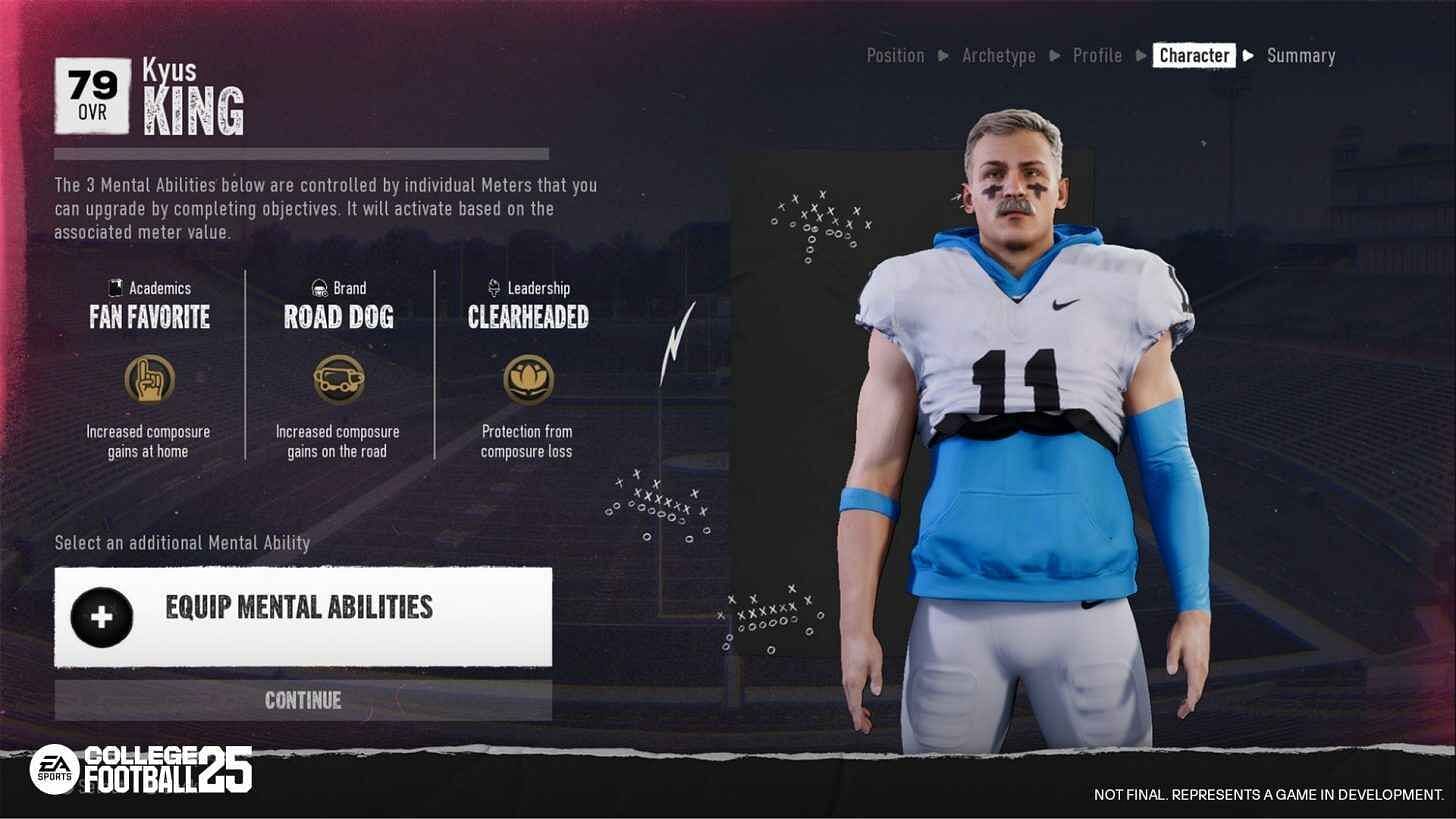 Road to Glory mode [Credits: EA Sports]