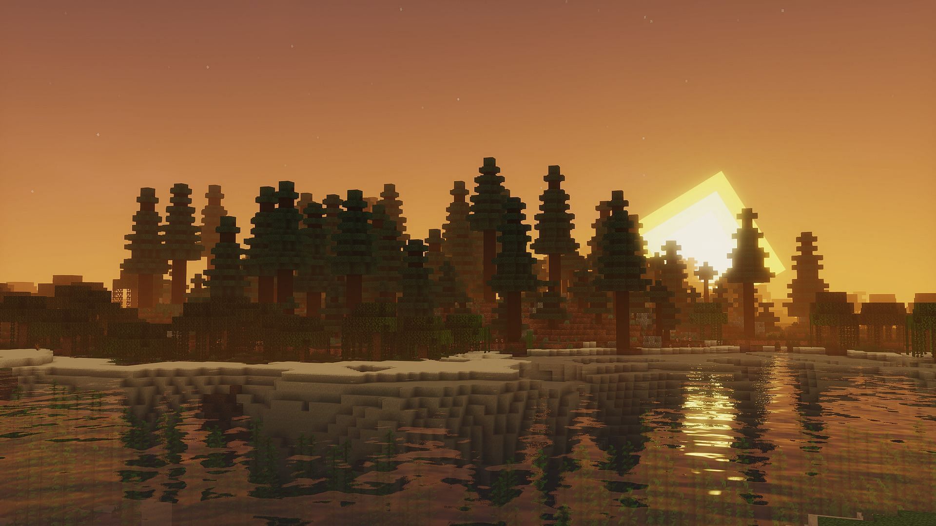 Mellow can create magnificent Minecraft lighting effects with nearly no impact. (Image via TheCMK/Modrinth)