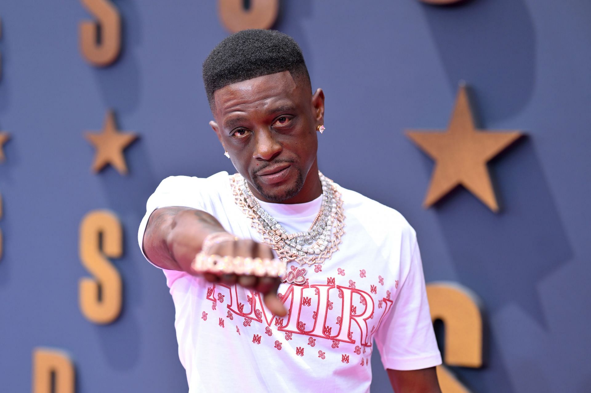 Boosie Badazz allegedly asked a woman to leave (Image via Getty)