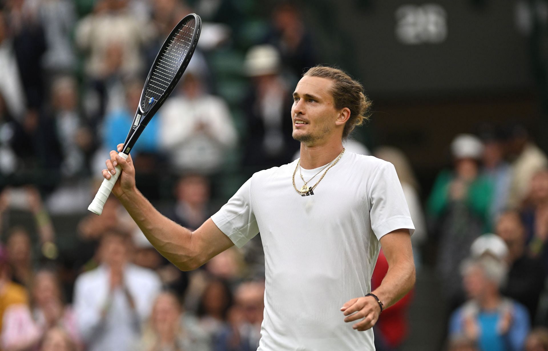 Zverev at Wimbledon 2024. (Photo: Getty)