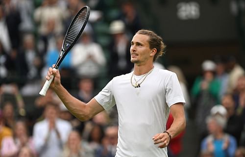 Zverev at Wimbledon 2024. (Photo: Getty)