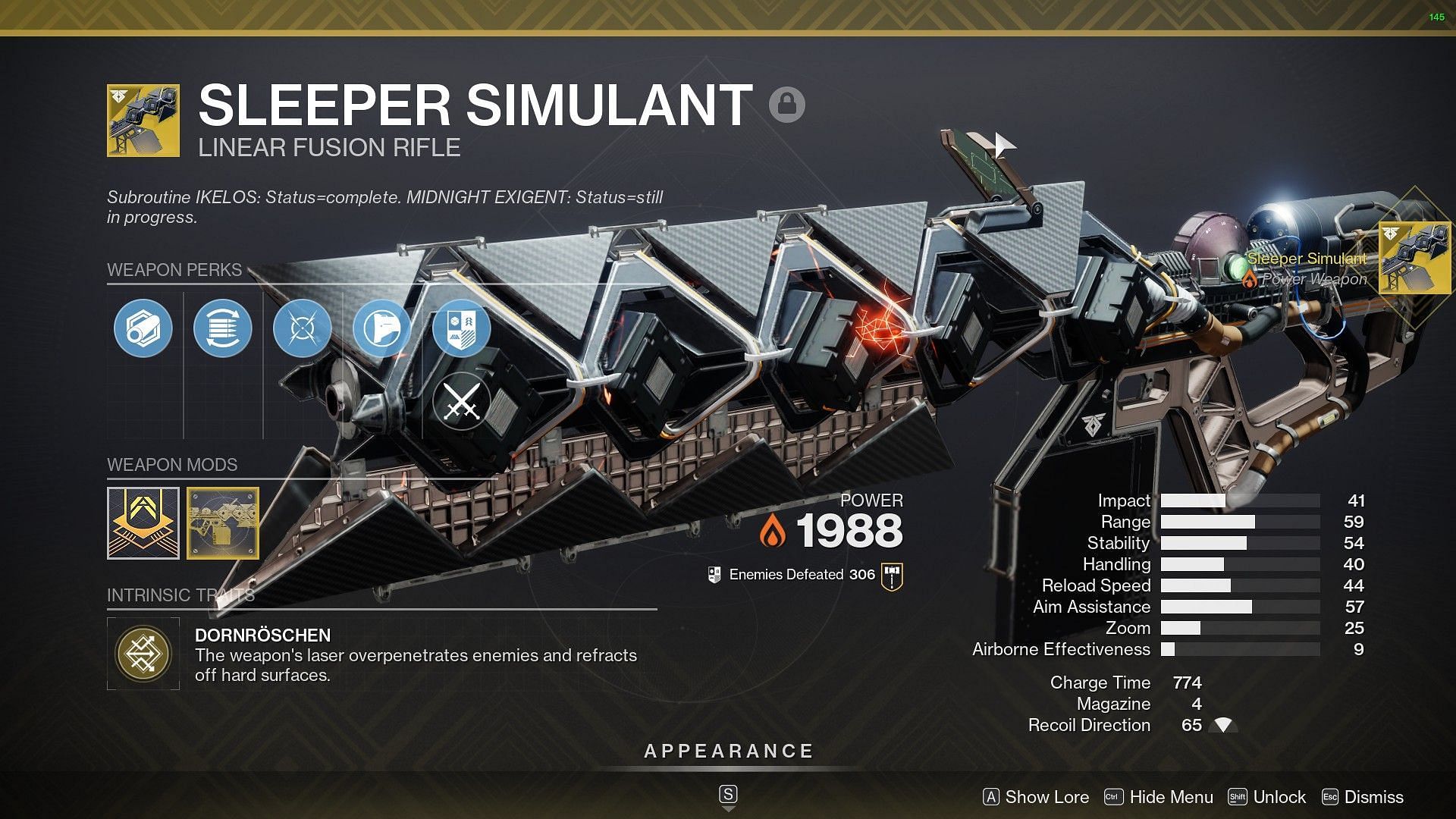 Sleeper Simulant is a great weapon against Witness (Image via Bungie)