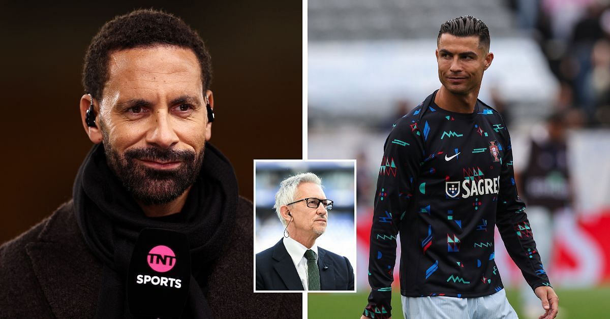 Rio Ferdinand reveals he had help from Cristiano Ronaldo on a bet with Gary Lineker 