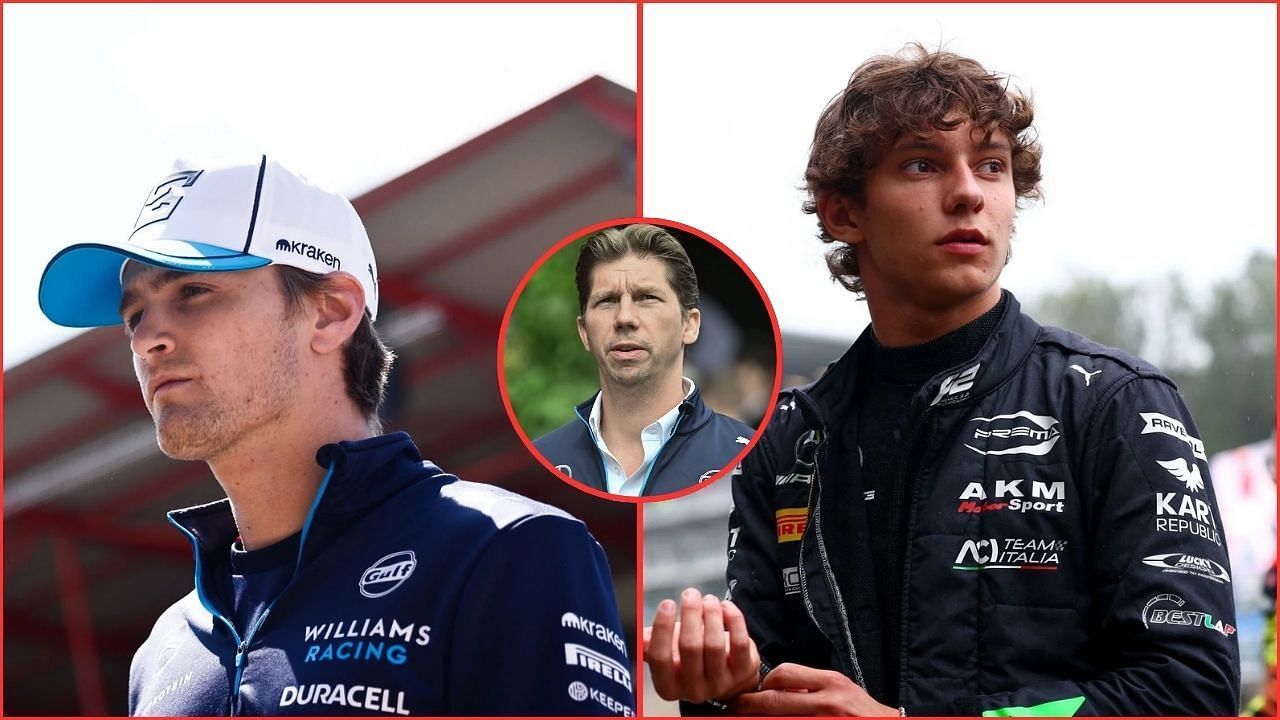 Logan Sargeant could be replaced mid-season in 2024 by Mercedes junior driver (Images from Getty Images)