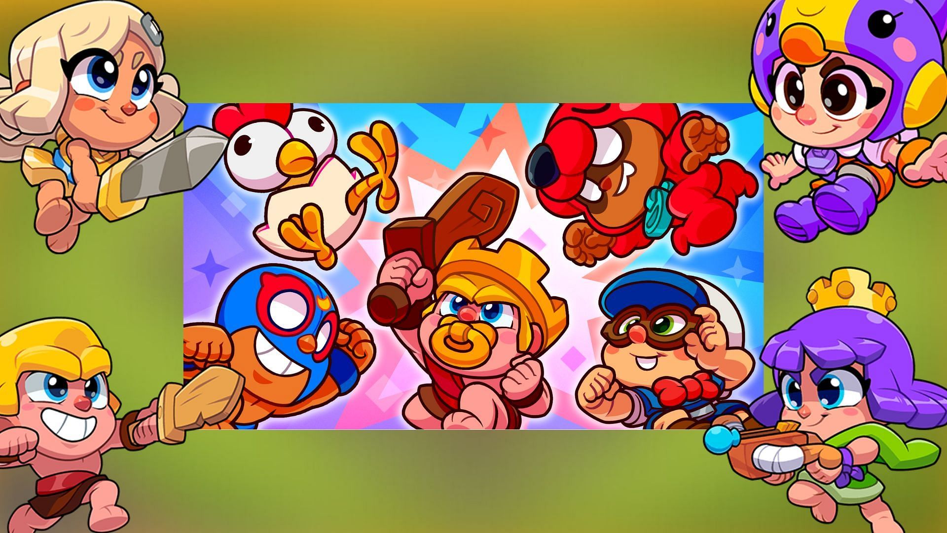 Best characters for Baby Battle game mod in Squad Busters (Image via SuperCell)