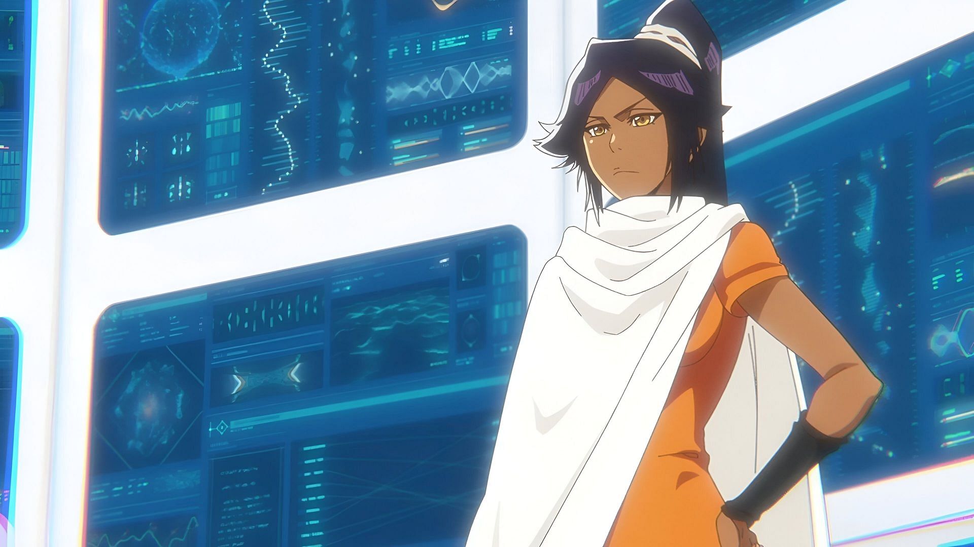 Yoruichi, as seen in the anime (Image via Studio Pierrot)