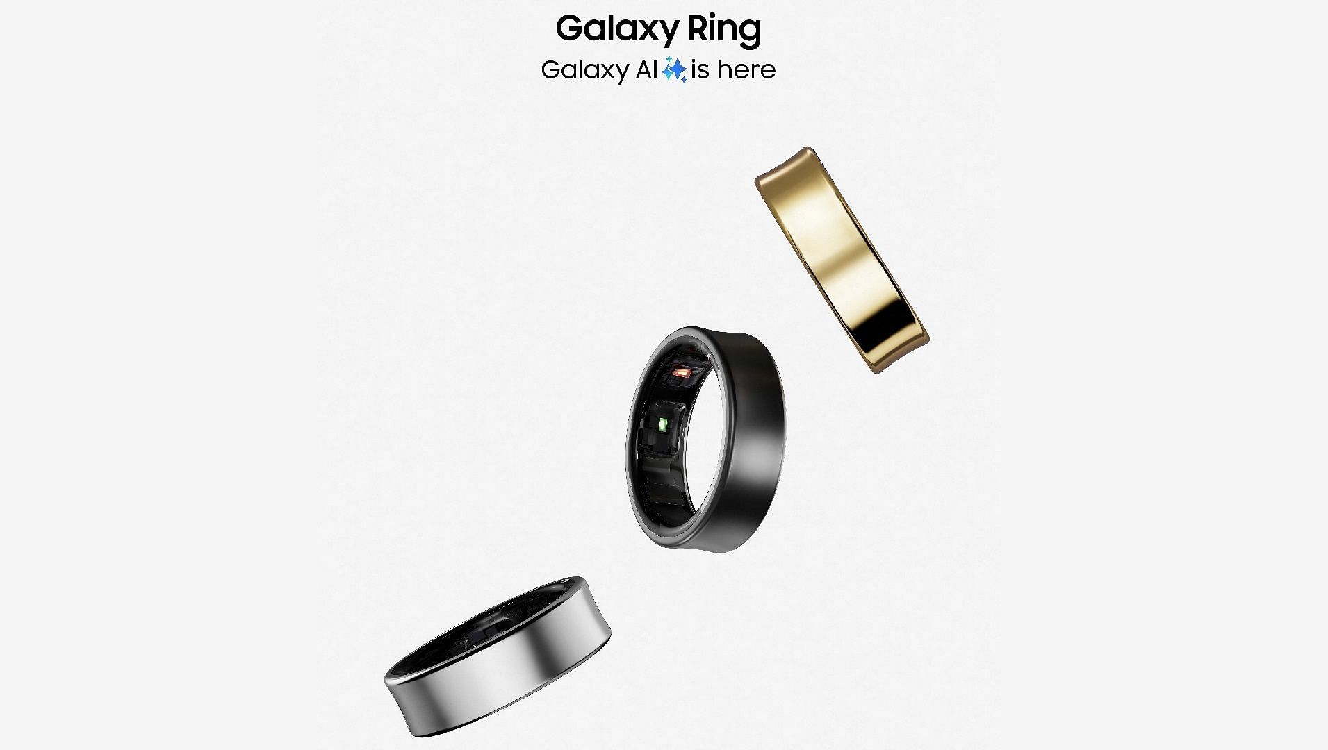 The Samsung Galaxy Ring in all its glory (Image via Samsung)