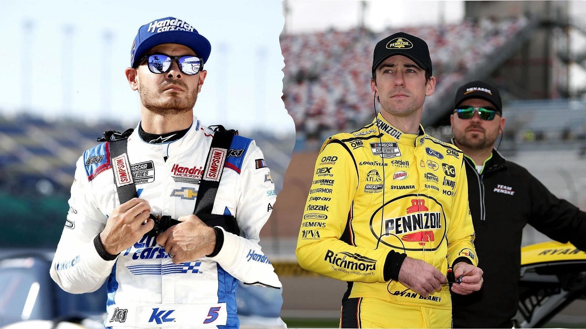 NASCAR gives their take on Kyle Larson (L) and Ryan Blaney