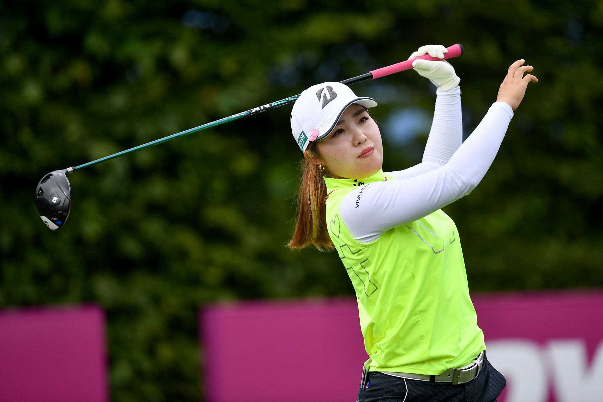 Ayaka Furue during the Amundi Evian Championship - Round Two