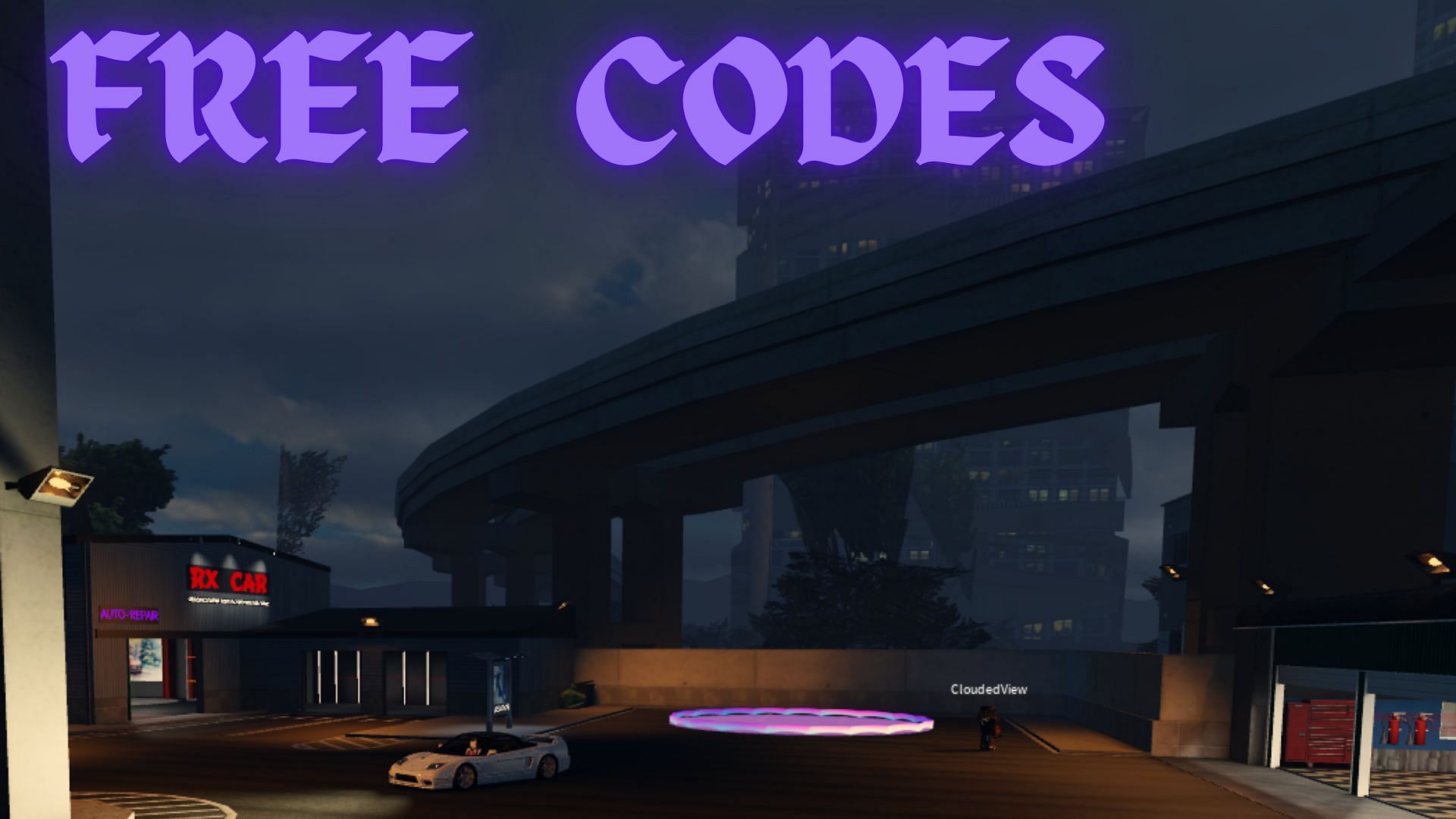 Free Active codes in Midnight Chasers Highway Racing (Image via Roblox || Sportskeeda)