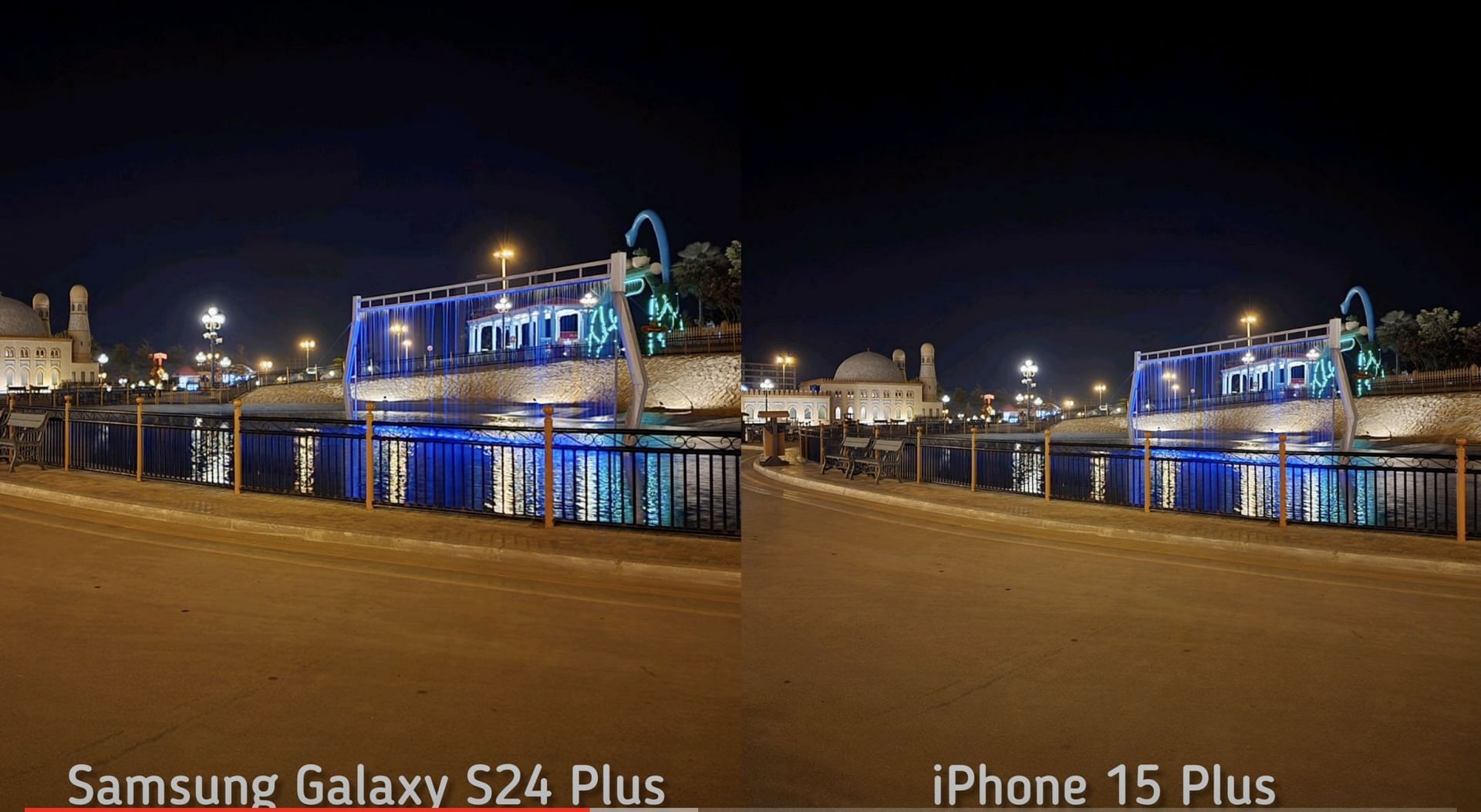 Samsung Galaxy S24 Plus vs iPhone 15 Plus: Both phones come with high-resolution main cameras (Image via Hyder Tech/YouTube)