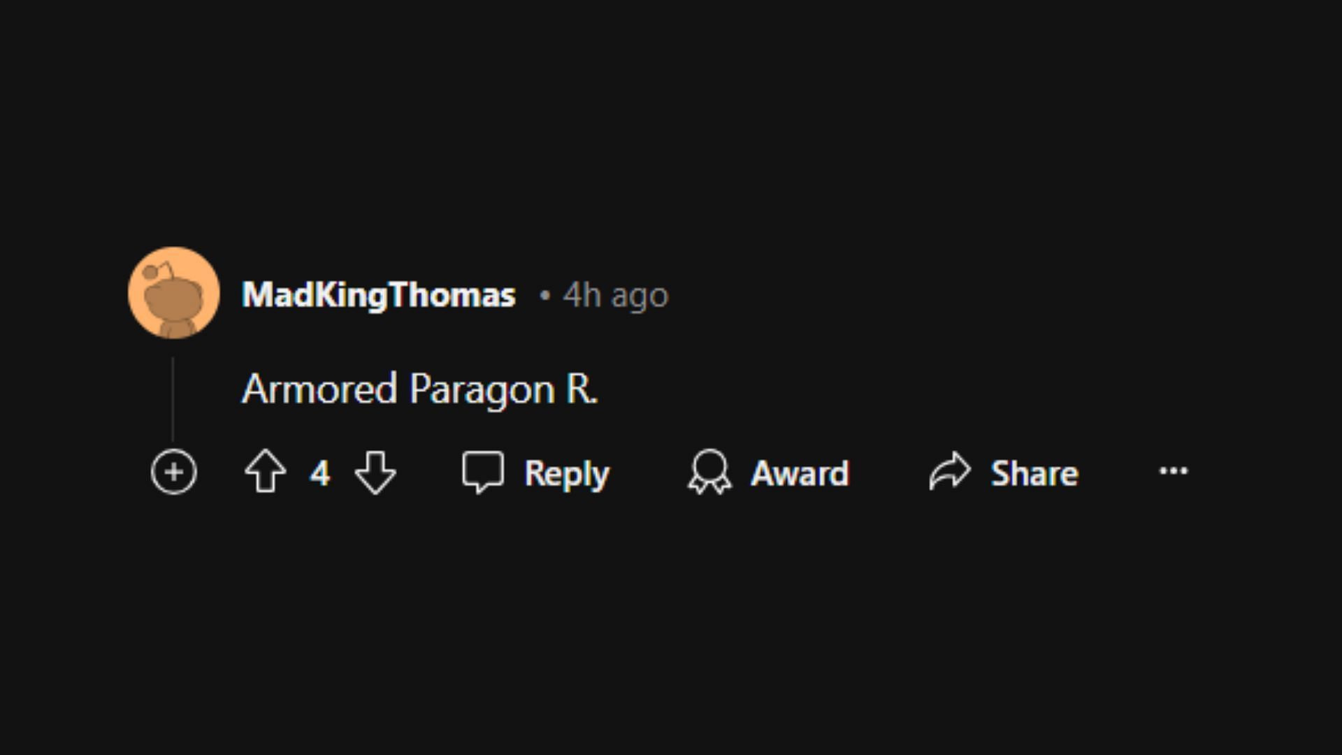 u/MadKingThomas&rsquo; comment on the thread (Image via Reddit)