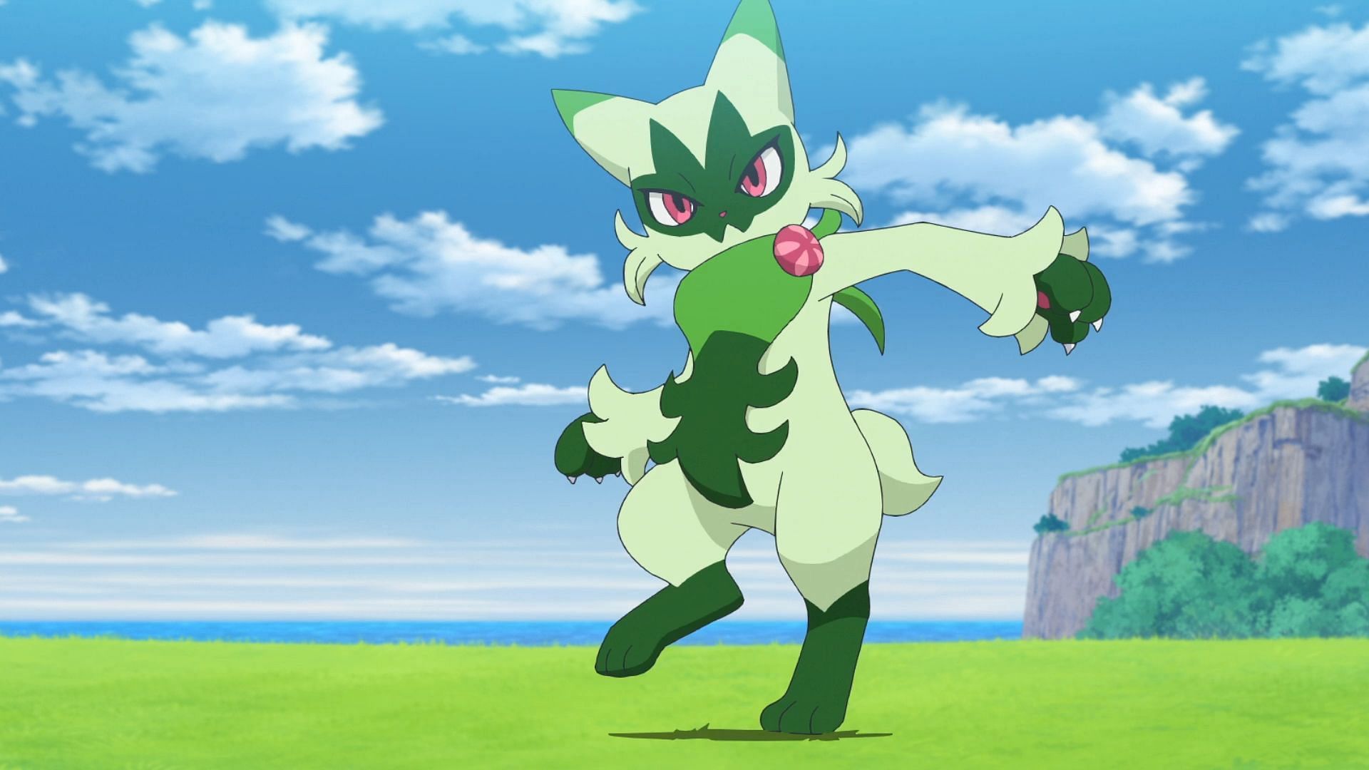 Liko&#039;s Floragato in the Horizons series (Image via The Pokemon Company)