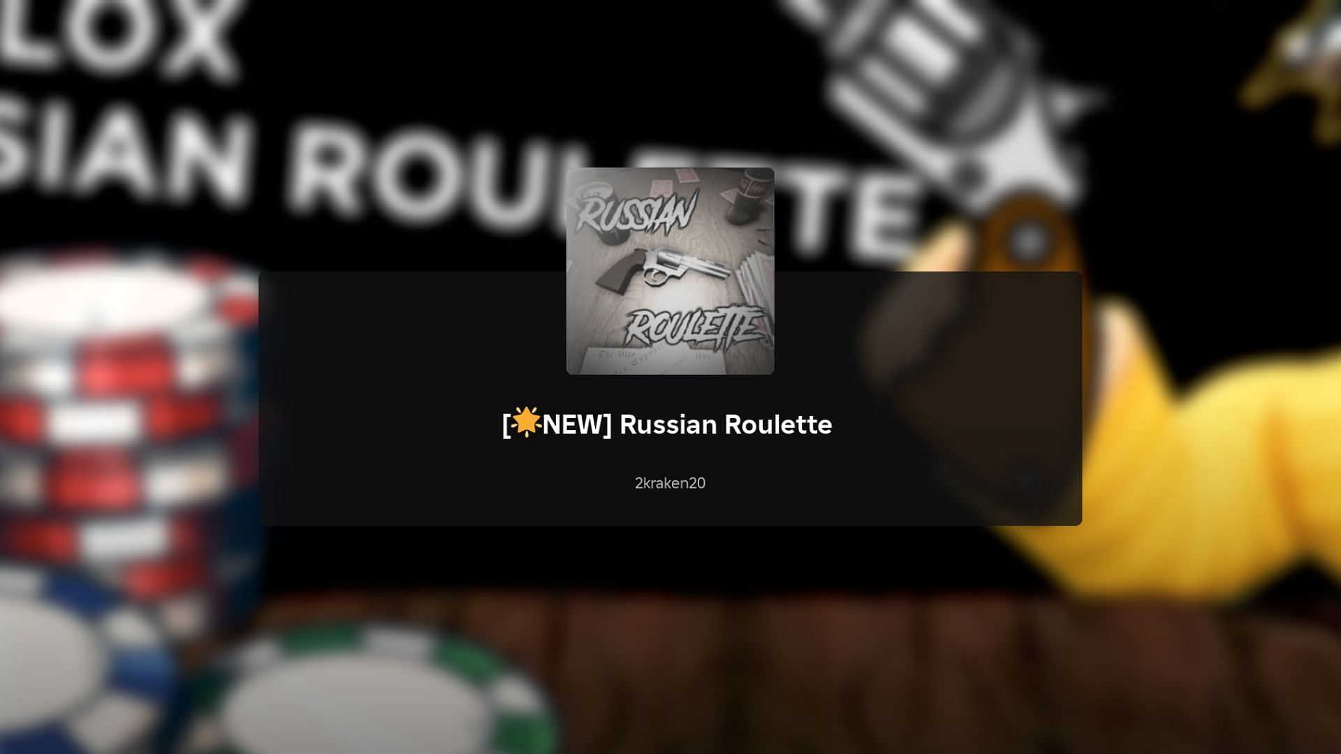 Russian Roulette is a great game with blood and gore (Image via Roblox)