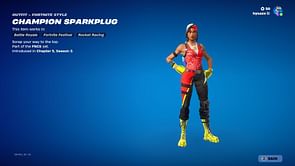 How to get Champion Sparkplug Skin in Fortnite