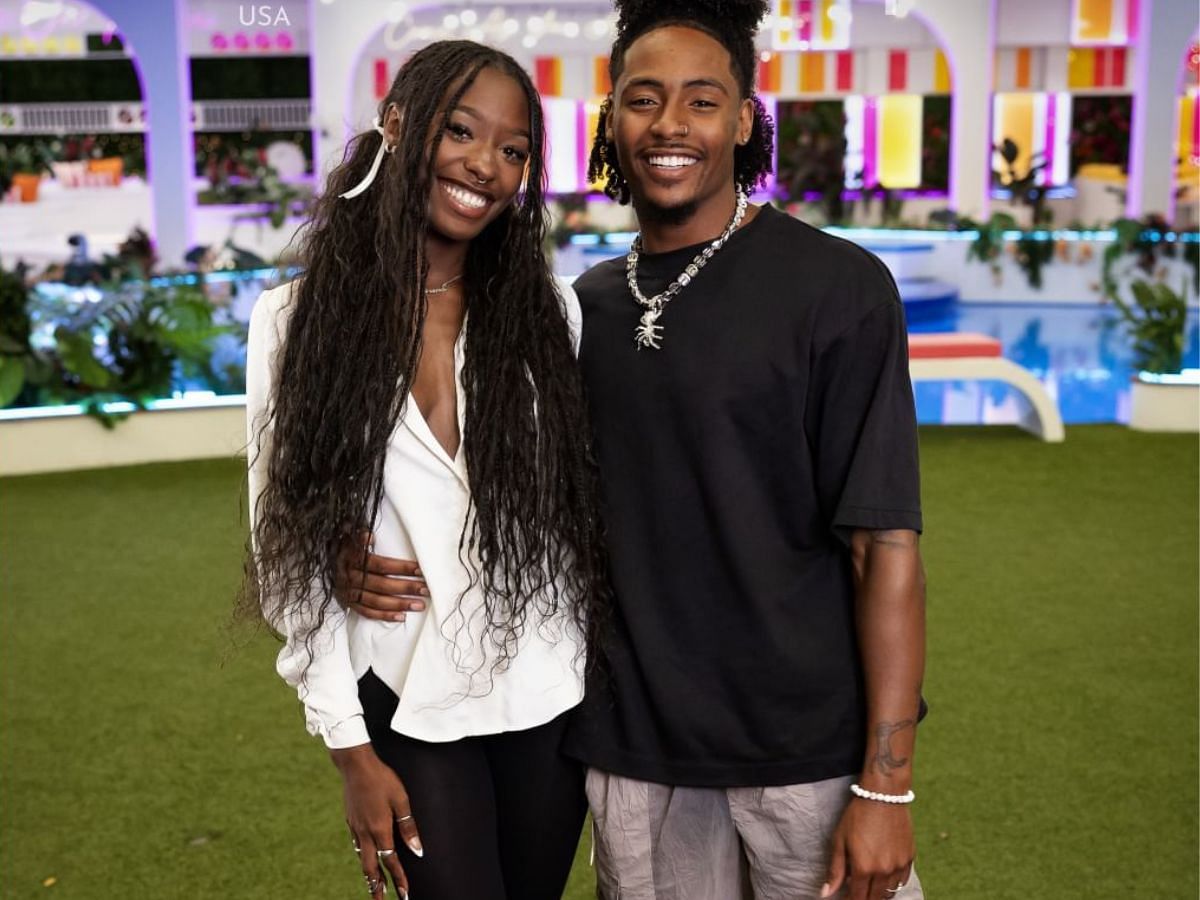 Serena and Kordell from love Island USA season 6 (Image via Instagram/@loveislandusa)