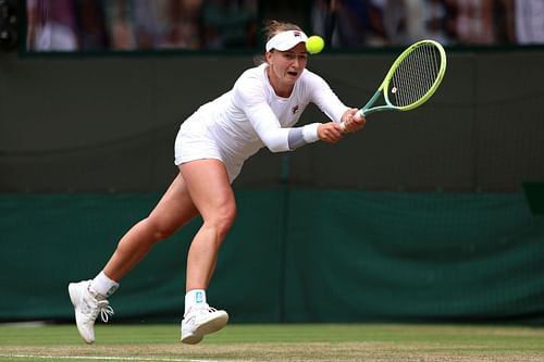 Barbora Krejcikova at The Championships - Wimbledon 2024.