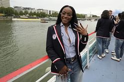 In Pictures: Sha'Carri Richardson shows off her new American flag themed nail designs for Paris Olympics 2024