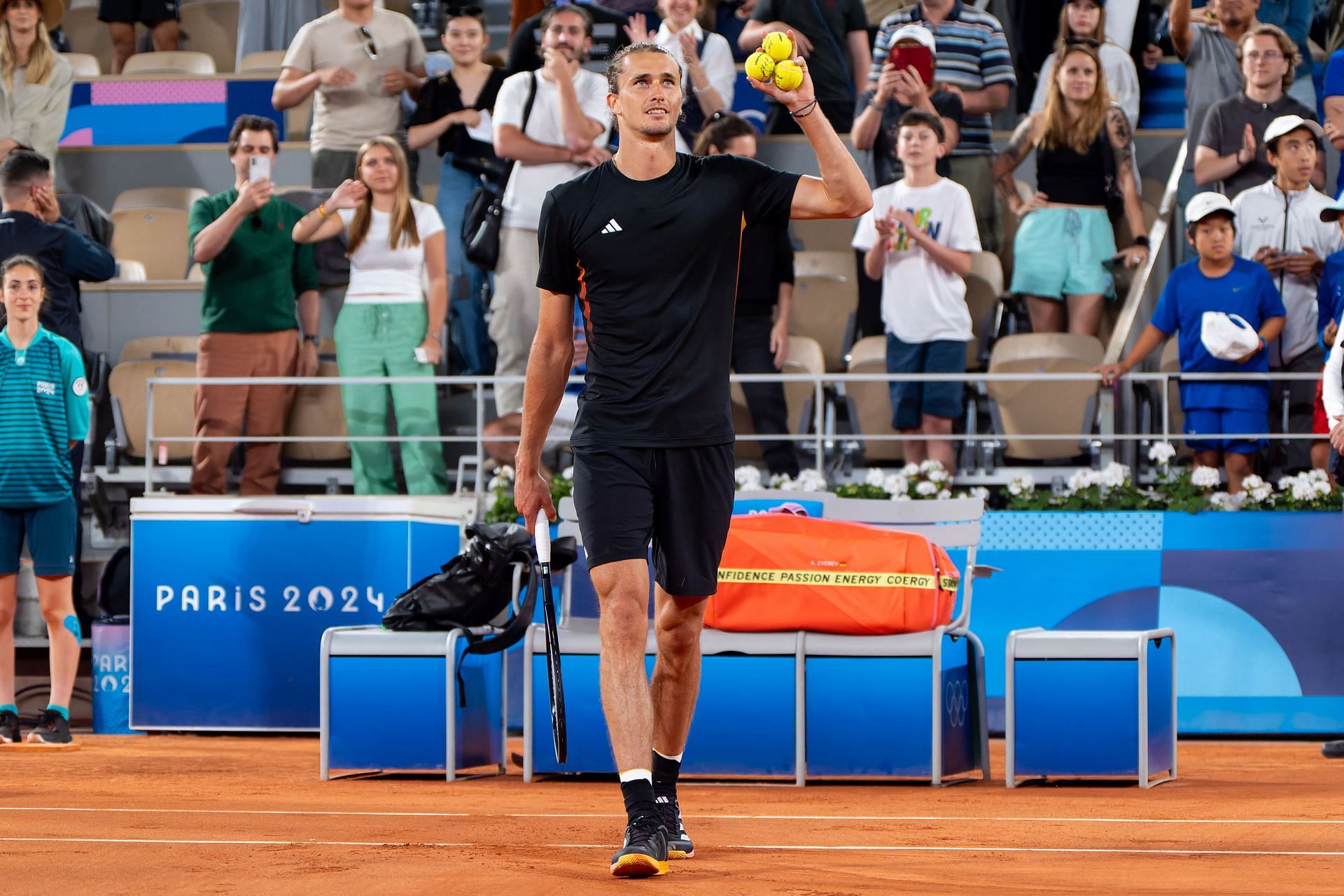 Alexander Zverev at the Paris Olympics 2024. (Photo: Getty)