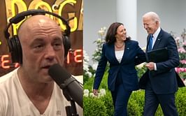 "It's Ex Machina" - Joe Rogan believes Joe Biden's phone call to Kamala Harris was AI-generated, weighs in on viral video claiming so