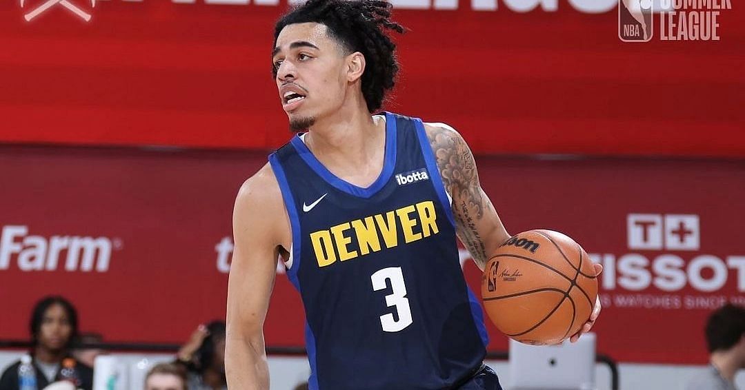 Denver Nuggets wing Julian Strawther (Image credit: @nuggets on Instagram)