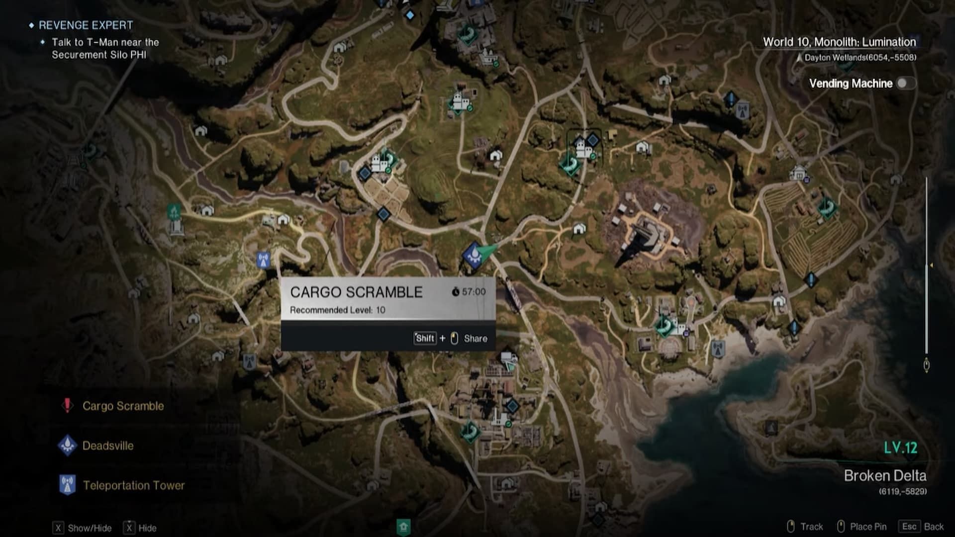 The Cargo Scramble event can randomly begin at a random location on the map (Image via Starry Studio || D3ATHWISH/YouTube)