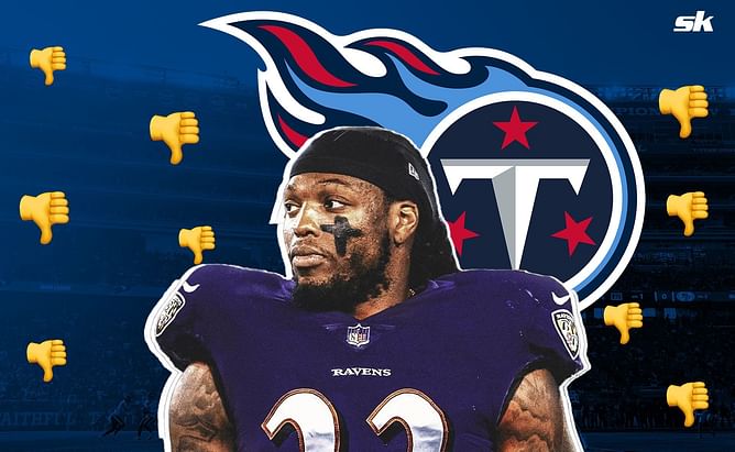 Derrick Henry lashes out at NFL fan's bitter message to Titans Nation over $16,000,000 Ravens move