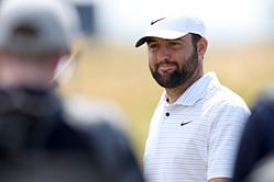 “Take it easy” – Scottie Scheffler warns PGA Tour rival as he shoots golf ball to fans at The Open Championship