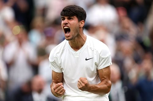 Carlos Alcaraz at The Championships - Wimbledon 2024