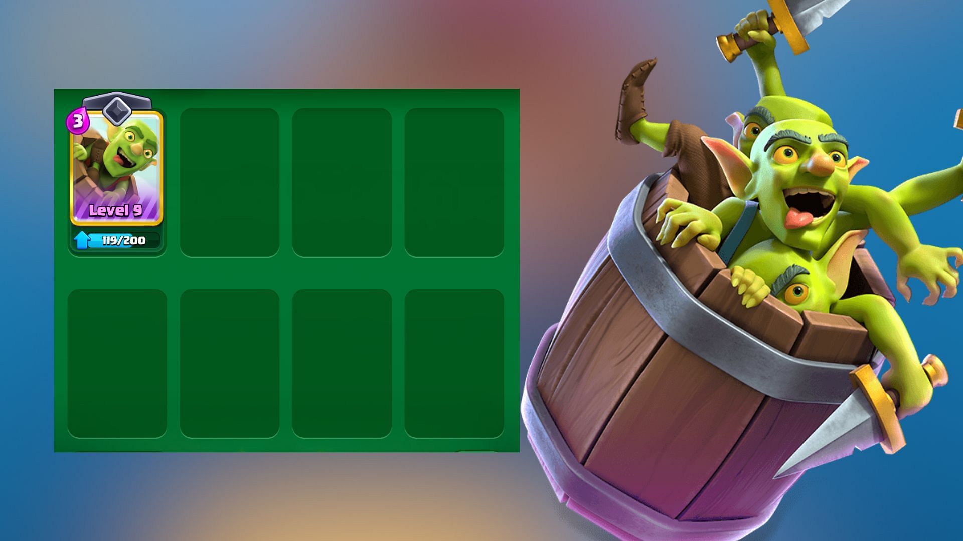 Best Goblin Barrel decks in Clash Royale (Image via SuperCell)
