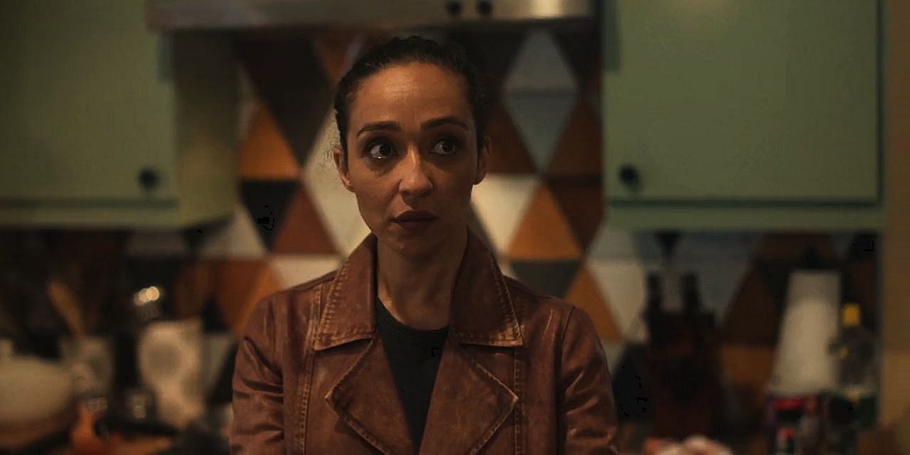 Ruth Negga as Barbara Sabich in a still from Presumed Innocent (Image via Apple TV+)