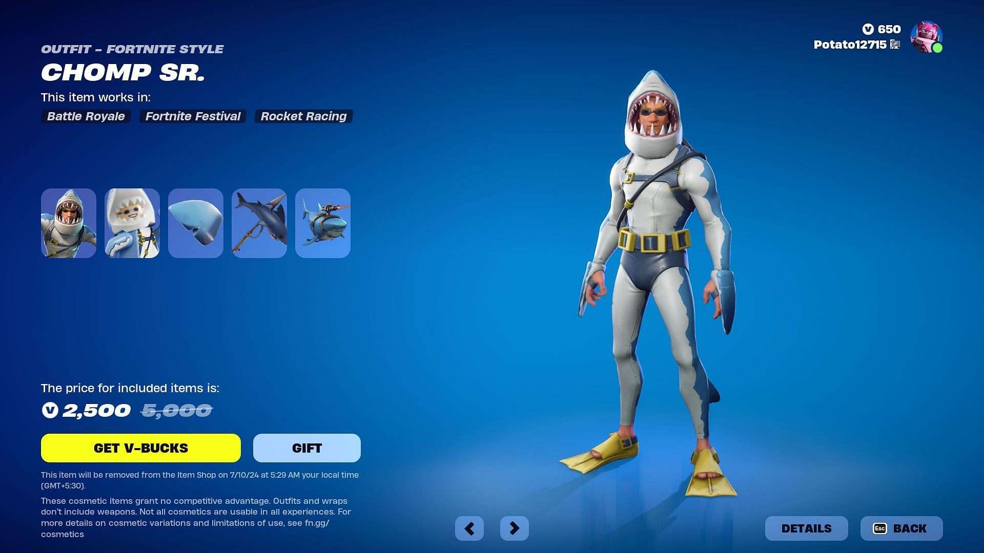 How to get the Chomp Sr. skin in Fortnite