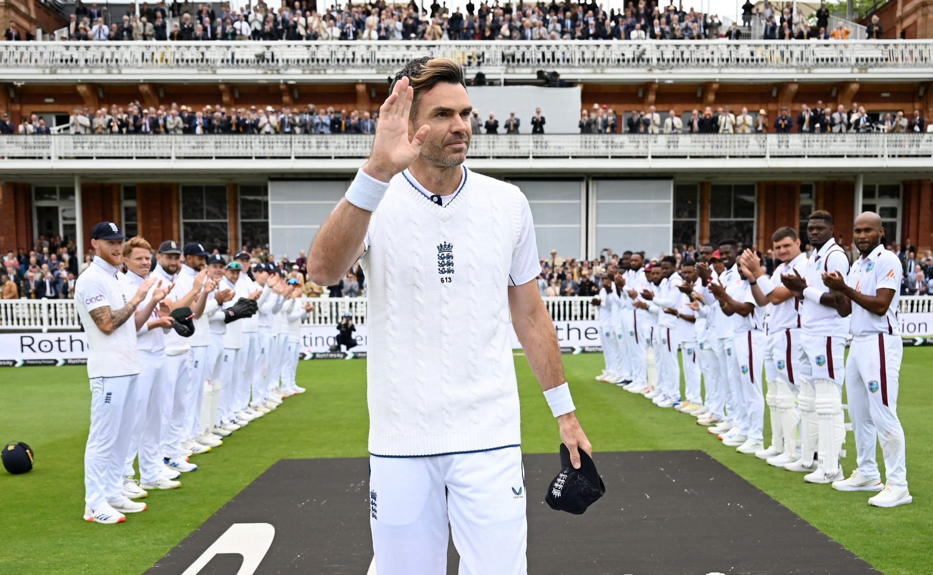 James Anderson. (Image Credits: England cricket Twitter)