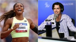 "I'm freaking out"- Gabby Thomas' excitement holds no bounds as she receives video message from Joe Jonas ahead of the Paris Olympics 2024