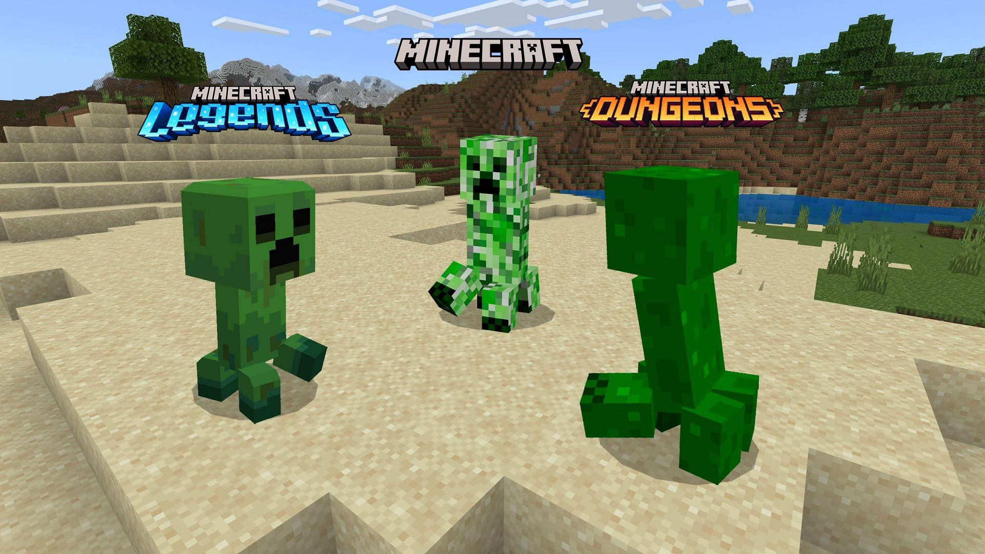 Different creeper texture from Mojang