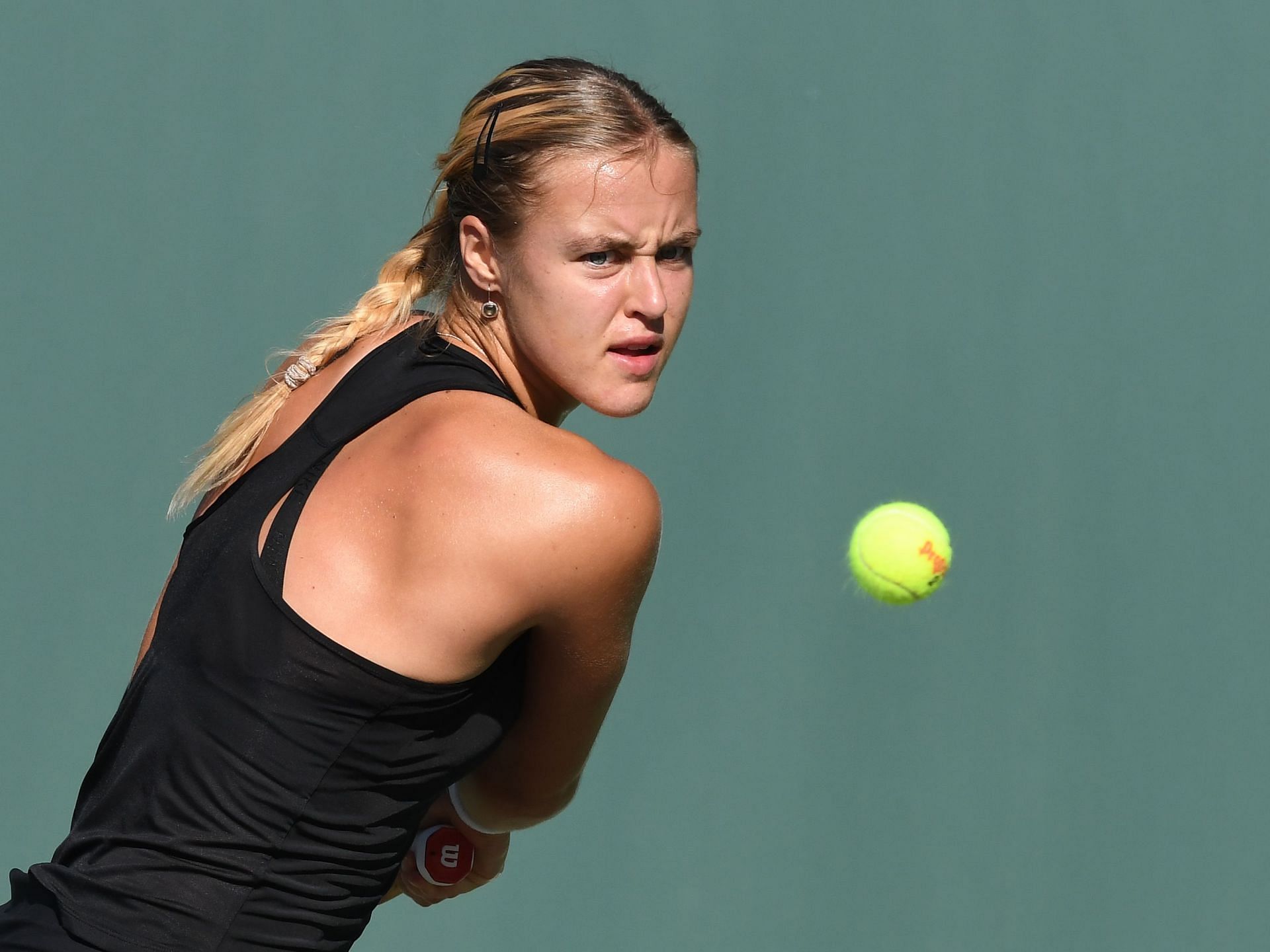 Anna Karolina Schmiedlova picked up the racket aged 7.