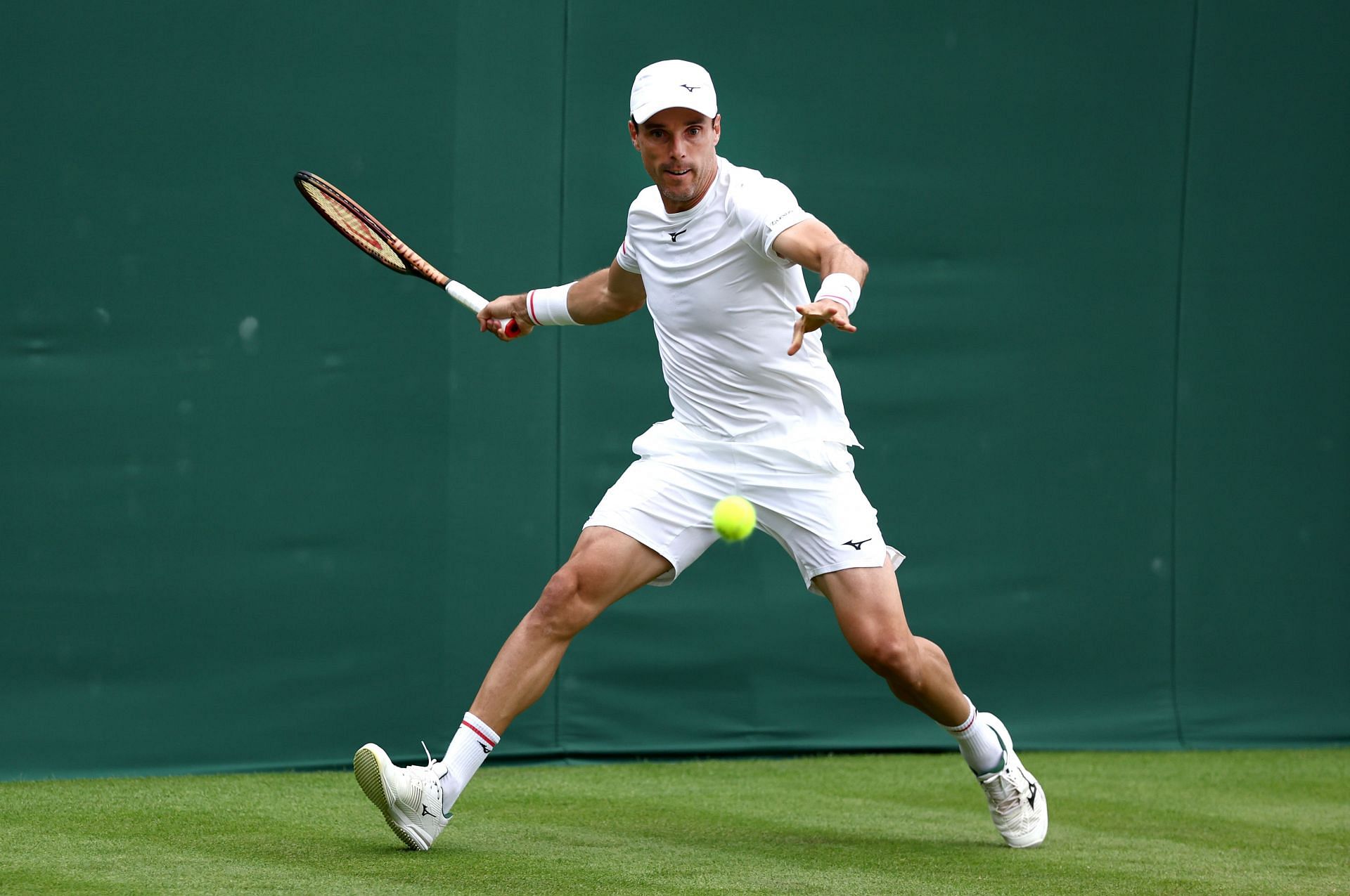 Roberto Bautista Agut at the 2024 Wimbledon. (Photo: Getty)